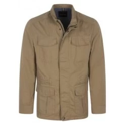 Parka Avec Manches Longues Et Col Montant CoFoX Coton Beige
