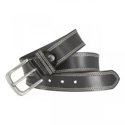 Ceinture Lindenmann Cuir Noire -Passons à la mode masculine ! 152366vtper27 02 600x600