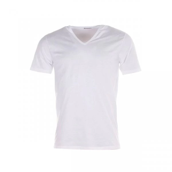 Tee-shirt Luxor Eminence Col V Blanc, En Pur Coton D'Egypte Hypoallergénique 3 Tee-shirt Luxor Eminence Col V Blanc, En Pur Coton D'Egypte Hypoallergénique