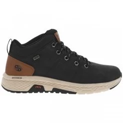 Sneakers Dockers, En Simili Cuir Noir à Semelle Rando