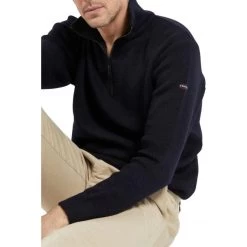 Armor-Lux Pull Col Camionneur Chateaulin Armor Lux 100% Laine Bleu Navy -Passons à la mode masculine ! 21952 104429vt pull col camionneur chateaulin armor lux 100 laine bleu navy 06 600x600