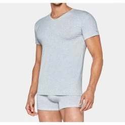 Tee-shirt à Col V Eden Park En Coton Stretch Gris Chiné -Passons à la mode masculine ! 79915 eden park h21 t shirt e351e60 169 gris m gris tee shirt a col v eden park gris chine en coton stretch 2 600x600