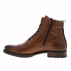 Boots Redskins Yero En Cuir Brandy -Passons à la mode masculine ! 83632 redskins h19 chaussures yd68134 yero 045 brandy bottines redskins yero en cuir camel a details marron 4 600x600