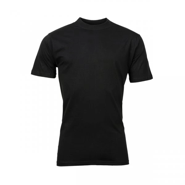 Tee-shirt Col Rond Hom En Coton Noir 3 Tee-shirt Col Rond Hom En Coton Noir