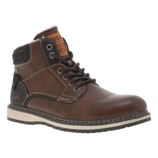 Tom Tailor Boots Cognac à Fourrure Interne Et Talon Plat 4 Tom Tailor Boots Cognac à Fourrure Interne Et Talon Plat – Image 2