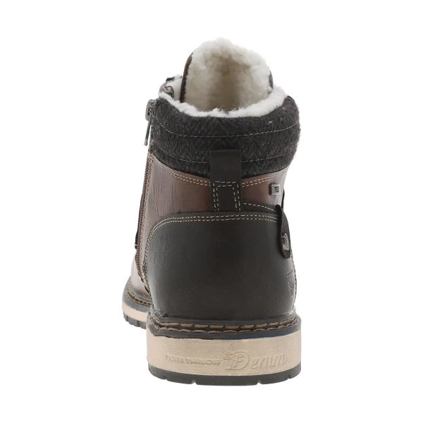 Tom Tailor Boots Cognac à Fourrure Interne Et Talon Plat 6 Tom Tailor Boots Cognac à Fourrure Interne Et Talon Plat – Image 4