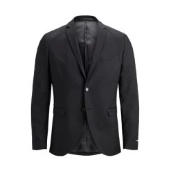 JACK&JONES Premium Veste Blazer Jack & Jones Premium En Laine Mélangée Noire