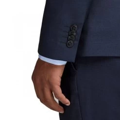 JACK&JONES Premium Veste Blazer Jack & Jones Premium En Laine Mélangée Bleu Marine -Passons à la mode masculine ! 92599 jack and jones premium e21 perm veste 12141107 dark navy veste jack et jones premium en laine melangee bleu marine 4 600x600