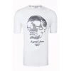 T-shirt Col Rond Kaporal Rodik En Coton Biologique Blanc Floqué