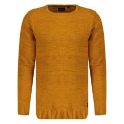 Pull Col Rond Deeluxe En Coton Jaune