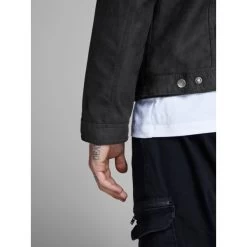 JACK&JONES Premium Blouson Jack & Jones Premium Rocky Noir -Passons à la mode masculine ! 93620 premium h21 blouson 12147218 rocky jet black noir blouson premium rocky noir 4 600x600