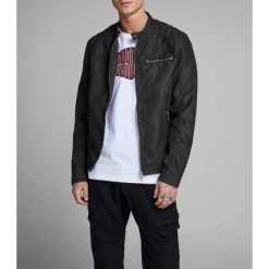 JACK&JONES Premium Blouson Jack & Jones Premium Rocky Noir -Passons à la mode masculine ! 93620 premium h21 blouson 12147218 rocky jet black noir blouson premium rocky noir 5 600x600
