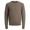 JACK&JONES Premium Pull Col Rond Jack & Jones Premium Mark En Laine Merinos Taupe -Passons à la mode masculine ! 93624 premium h21 pull 12175288 mark merino oatmeal me taupe pull premium mark laine merinos taupe 1 600x600