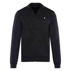 Gilet Droit Teddy Smith En Coton Anthracite