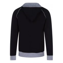 Sweat Zippé à Capuche Hugo Boss En Coton Stretch Noir -Passons à la mode masculine ! 94349 hugo boss h21 sweat zippe 50381879 001 noir sweat zippe a capuche hugo boss en coton stretch noir 3 600x600