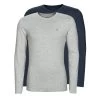Lot De 2 Tee-shirts Col V Manches Longues Kaporal En Coton Stretch Gris Chiné Et Bleu Marine -Passons à la mode masculine ! 94401 123958vt lot de 2 tee shirts col v manches longues kaporal en coton stretch gris chine et bleu marine 01 600x600