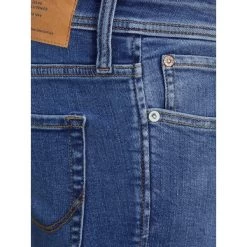 Jean Skinny Jack & Jones En Coton Stretch Mélangé Bleu Indigo -Passons à la mode masculine ! 94497 jack and jones h21 jean 12185831 blue denim bleu jean jack et jones bleu 4 600x600