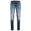 Jean Skinny Jack & Jones En Coton Stretch Mélangé Bleu Effet Délavé -Passons à la mode masculine ! 94498 jack and jones h21 jean 12194562 blue denim bleu jean jack et jones bleu 1 600x600