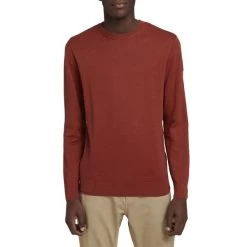 Pull Col Rond Tom Tailor En Coton Rouge -Passons à la mode masculine ! 94834 tom tailor h21 pull 1026497 26006 rouge pull en coton tom tailor avec un col rond rouge 05 600x600