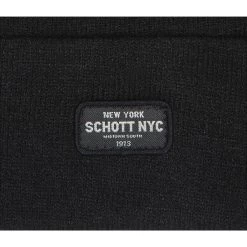 Bonnet Côtelé Schott Noir -Passons à la mode masculine ! 95185 schott h21 bonnet hat docker black noir bonnet schott cotele noir 3 600x600