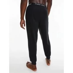 Calvin Klein Jeans Pantalon De Jogging D'intérieur Calvin Klein En Coton Noir -Passons à la mode masculine ! 95810 122252vt 02 600x600