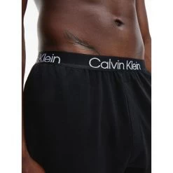 Calvin Klein Jeans Pantalon De Jogging D'intérieur Calvin Klein En Coton Noir -Passons à la mode masculine ! 95810 122252vt 04 600x600