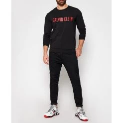 Sweat Col Rond Calvin Klein En Coton Stretch Mélangé Noir -Passons à la mode masculine ! 95813 122249vt sweat col rond calvin klein en coton stretch melange noir 03 600x600