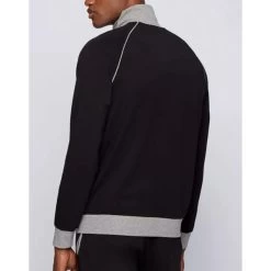 Sweat Zippé Hugo Boss En Coton Stretch Gris Anthracite -Passons à la mode masculine ! 95836 121995vt sweat zippe hugo boss en coton stretch gris anthracite 03 600x600