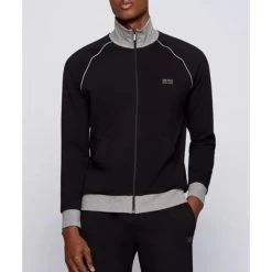 Sweat Zippé Hugo Boss En Coton Stretch Gris Anthracite -Passons à la mode masculine ! 95836 121995vt sweat zippe hugo boss en coton stretch gris anthracite 05 600x600