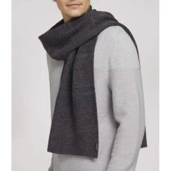 Écharpe Tom Tailor En Coton Mélangée Grise -Passons à la mode masculine ! 95861 121530vt echarpe tom tailor en coton melangee grise 03 600x600