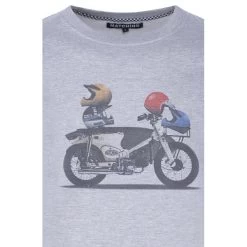 Sweat Col Rond Matching En Coton Biologique Gris Chiné Floqué -Passons à la mode masculine ! 96078 117003vt sweat col rond matching en coton biologique gris chine floque 03 600x600