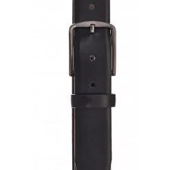 Ceinture Vanzetti En Cuir Noir à Boucle à Ardillon Argentée -Passons à la mode masculine ! 96178 57012vt ceinture vanzetti en cuir noir a boucle a ardillon argentee 02 2 600x600