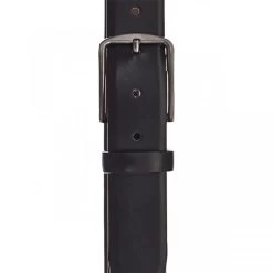 Ceinture Vanzetti En Cuir Noir à Boucle à Ardillon Argentée -Passons à la mode masculine ! 96178 57012vt ceinture vanzetti en cuir noir a boucle a ardillon argentee 03 600x600