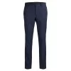 JACK&JONES Premium Pantalon De Costume Jack & Jones Premium Solaris En Coton Stretch Mélangé Bleu Marine -Passons à la mode masculine ! 96198 75531vt pantalon de costume jack et jones premium solaris en coton stretch melange bleu marine 01 2 600x600
