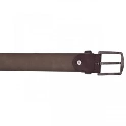 Ceinture Vanzetti En Cuir Marron Foncé à Boucle à Ardillon Argentée -Passons à la mode masculine ! 96206 76490vt ceinture vanzetti en cuir marron fonce a boucle a ardillon argentee 03 600x600