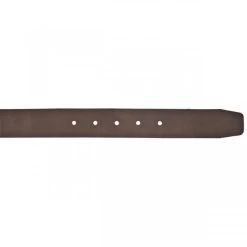 Ceinture Vanzetti En Cuir Marron Foncé à Boucle à Ardillon Argentée -Passons à la mode masculine ! 96206 76490vt ceinture vanzetti en cuir marron fonce a boucle a ardillon argentee 05 600x600