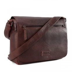 Sac Porté épaule Et Bandoulière Wylson Hanoï Marron -Passons à la mode masculine ! 96217 77836vt sac porte epaule et bandouliere wylson hanoi marron 04 600x600
