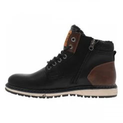 Boots Tom Tailor Noires Fourrées -Passons à la mode masculine ! 96578 12065ch boots tom tailor noires fourrees 04 600x600