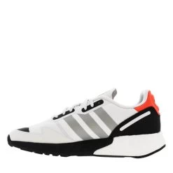 Baskets Basses ADIDAS ZX 1K BOOST Blanc, Noir Et Orange -Passons à la mode masculine ! 96608 12276ch baskets basses adidas zx 1k boost blanc noir et orange 03 600x600