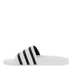 Sandales ADIDAS ADILETTE Blanc Et Noir -Passons à la mode masculine ! 96617 12286ch sandales adidas adilette blanc et noir 03 600x600