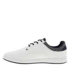 Baskets Basses Redskins Pachira Blanches Et Bleu Marine -Passons à la mode masculine ! 96694 12489ch baskets basses redskins pachira blanches et bleu marine 03 600x600