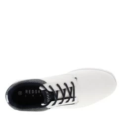 Baskets Basses Redskins Pachira Blanches Et Bleu Marine -Passons à la mode masculine ! 96694 12489ch baskets basses redskins pachira blanches et bleu marine 05 600x600