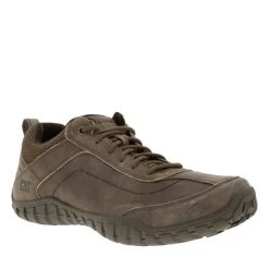 Baskets Basses Caterpillar Marron En Partie En Cuir Renforcé -Passons à la mode masculine ! 96733 12622ch baskets basses caterpillar marron en partie en cuir renforce 02 600x600