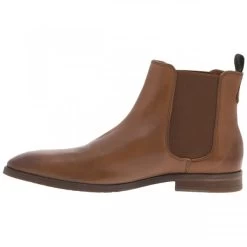 Boots Kost En Cuir Camel à Soufflets élastiqués CONNOR -Passons à la mode masculine ! 97409 14270ch boots kost en cuir camel a soufflets elastiques connor 03 600x600