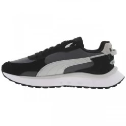 Baskets Basses Puma WILD RIDER ROLLIN En Toile Noire Et Grise -Passons à la mode masculine ! 97653 14741ch baskets basses puma wild rider rollin en toile noire et grise 03 600x600