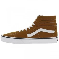 Vans Baskets Montantes Van's SK8-HI En Partie En Cuir Nubuck Brique -Passons à la mode masculine ! 97889 15184ch baskets montantes van s sk8 hi en partie en cuir nubuck brique 03 600x600