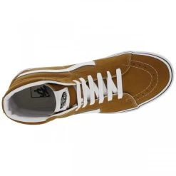 Vans Baskets Montantes Van's SK8-HI En Partie En Cuir Nubuck Brique -Passons à la mode masculine ! 97889 15184ch baskets montantes van s sk8 hi en partie en cuir nubuck brique 05 600x600