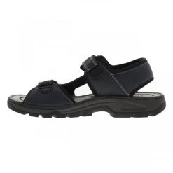 Rieker Sandales Ouvertes Et Rembourrées Aspect Cuir à Bandes Auto-agrippantes -Passons à la mode masculine ! 98068 12474ch sandales ouvertes et rembourrees aspect cuir a bandes auto agrippantes 03 2 600x600