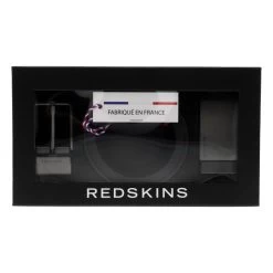 Ceinture Redskins Cuir De Vachette Noir