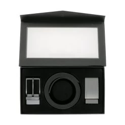 Ceinture Redskins Cuir De Vachette Noir -Passons à la mode masculine ! 98076 102199vt coffret avec ceinture et boucles redskins en cuir de vachette noire 06 600x600